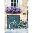 thumbnail image 2 of Johnson, George 14x18 Black Ornate Wood Framed with Double Matting Museum Art Print Titled - Brugge Door and Bicycle, 2 of 4