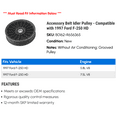 thumbnail image 2 of Accessory Belt Idler Pulley - Compatible with 1997 Ford F-250 HD, 2 of 2