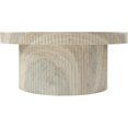 thumbnail image 4 of Pemberley Row Concrete Travertine Coffee Table Square Art Deco 36" Assembled, 4 of 8