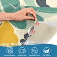 thumbnail image 5 of Yayeee Kitchen Curtains Tier Set of 2 Light Filtering 57"x36" Over Sink Window Panels, Beige Clover Pattern, 5 of 7