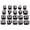 Black, variant on Luckky Numbered Pencil Toppers Reusable Desk Organization Supply Tracking 20 Pcs