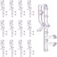 thumbnail image 1 of 16 Pcs Hidden Blind Clips 2 inch Hidden Channel Valance Clips Clear Plastic Valance Retainer Clips for Home Window Blinds, 1 of 4