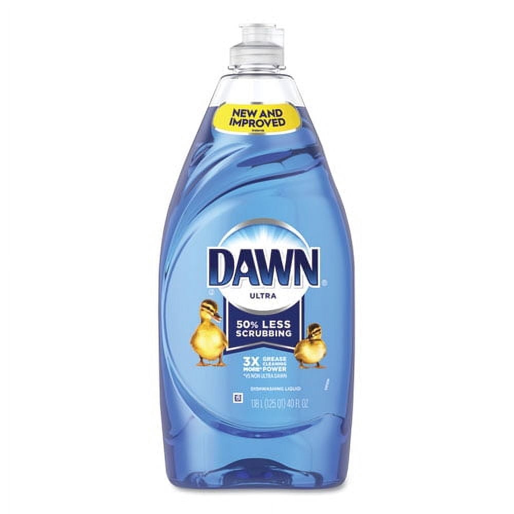 Ultra Liquid Dish Detergent, Dawn Original, 40 Oz Bottle | Bundle of 5 Each