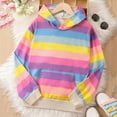 thumbnail image 2 of Vedolay Baby Girl Clothes 2023 Big Girls Hoodies and Sweatshirts Girls Tops Hooded Sweater Hot Pink,120, 2 of 5