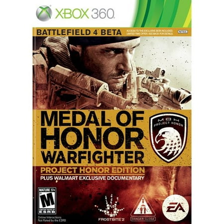 Medal of Honor Warfighter: Project Honor Ed. (Xbox 360) w/ Wal-Mart Exclusive Bonuses Global Warfighter movie and Navy Seal Sniper (Best Xbox 360 Exclusive Games)