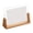 10.2x15.2cm-2, variant on Walnut & Beech Wood U-Shaped Acrylic Photo Frame, Transparent Desktop Picture Display for Home & Office Decor