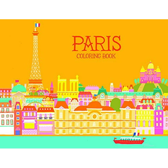 Pre-Owned Paris Coloring Book (City) Paperback