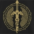 thumbnail image 2 of Girl's Nintendo The Legend of Zelda: Tears of the Kingdom Master Sword Icon Graphic Tee Black X Large, 2 of 4