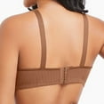 thumbnail image 3 of UoCefik Bras for Older Women With Sagging Breasts Full Coverage Comfortable No Underwire Wireless Bra Seamless V Neck Support Bralette Breathable Push Up Everyday Tshirt Bras(Khaki,36), 3 of 4