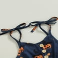 thumbnail image 4 of Bébé Halloween Filles Romper Sans Manches Citrouille Impression Shorts une Pièce Vêtements, 4 of 7