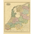 thumbnail image 3 of Thomson 15x18 Black Modern Framed Museum Art Print Titled - Holland Netherlands - Thomson 1814, 3 of 5