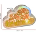 thumbnail image 6 of DIY Tulip Night Light, Cloud Tulip Mirror Night Light, Simulation Flower Bedroom Sleeping Table Lamp, Night Light for Bedroom,Creative Living Room Bedside Desktop Ornaments Girls(Pink), 6 of 8