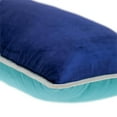 thumbnail image 4 of Parkland Collection Maia 12x24" Solid Fabric Throw Pillow in Royal Blue/Aqua, 4 of 6