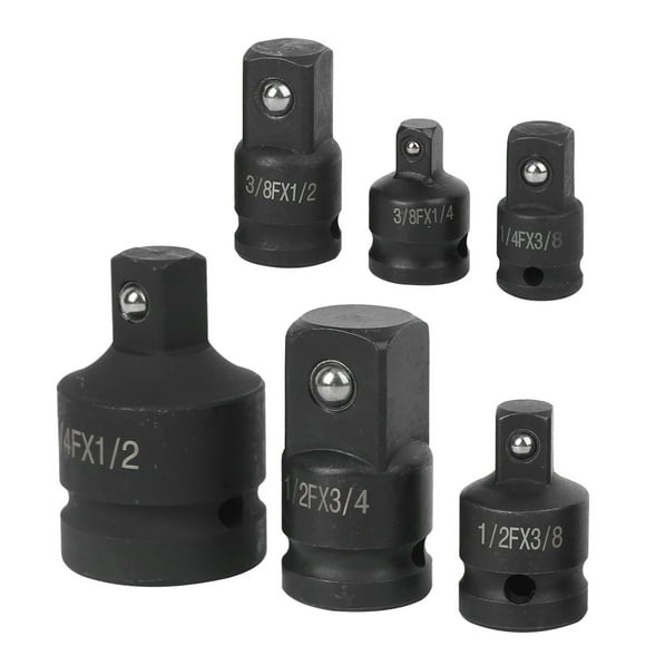 Impact Socket Reducer, Impact Socket Converter, Non-slip High Hardness Impact Resistance Durable for Electric Tool Pneumatic Tool