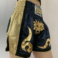 thumbnail image 4 of FLUORY Muay Thai Shorts Boxing Shorts Free Combat Mixed Martial Arts Training Match Pants Tiger Embroidery, 4 of 7