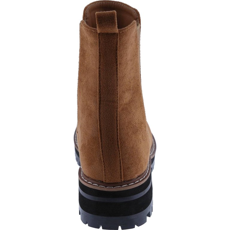 s-l400.jpg Women\'s Chelsea Boots Slip On Chunky Heel Platform Ankle Boots Round Toe main image 1