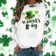thumbnail image 1 of TaTaai Women's St. Patrick's Day Printed Long-Sleeve Top, Round Neck Loose Capless Sweatshirt, Lightweight Soft Fabric for Winter Spring Daily Dating Party Occasions Gift, 1 of 5