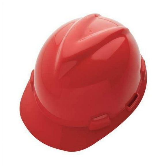 Msa Safety Hard Hat,Type 1, Class E,Ratchet,Red 10150223
