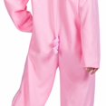 thumbnail image 2 of Halloween Unisex Adult Animal Cosplay Pink Pig Costume Outfits Onesize Pajamas, 2 of 8