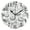 Black, variant on Pizza Burger Fruit Line Round Wall Clock Battery Operated Silent Non-Ticking Bedroom Office Kitchen Home School Decor 10"(Black)