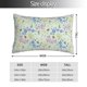 thumbnail image 2 of Fotbe Honey Bees And Flowers Funda de Almohada Decorativa Estilo Occidental, Lujo en Algodón, Fundas para Almohadas King, Cojín Estampado para Decoración del Hogar-20"x30", 2 of 6