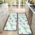 thumbnail image 4 of Kitchen Rugs Sets Of 2,Colorful Dinosaur Assortment Pattern Anti Fatigue Kitchen Mat Rugs Non Slip Washable,Decorative Kitchen Floor Mats for Kitchen,Sink,Laundry,17"x47"+17"x47", 4 of 5