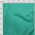 thumbnail image 3 of oneOone Cotton Cambric Turquoise Green Fabric Tortoise Sewing Material Print Fabric By The Yard 42 Inch Wide, 3 of 5