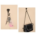 thumbnail image 4 of Uxcell 1.2" Length Bronze Tone Metal Wall Hanger Keychain Hooks, 5 Pack, 4 of 6