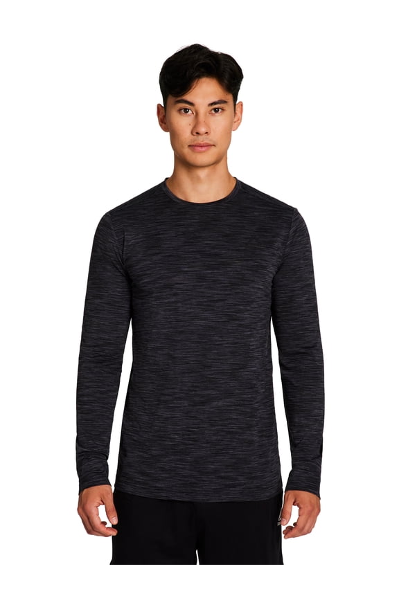 Mens and Big Mens Stride Performance Long Sleeve Shirt, Sizes XS-5XL