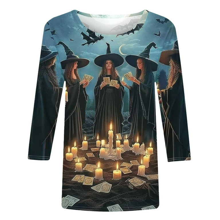 Ladies 3 4 Sleeve Tops and Blouses Sweatshirt for Womens Fashion Sale Baggy Shirts Sweatshirts Loose Fit Crewneck Sweatshirts Women s Independence Day T Shirt Top Walmart