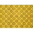thumbnail image 1 of Ahgly Company Indoor Rectangle Abstract Yellow Modern Area Rugs, 5' x 8', 1 of 4