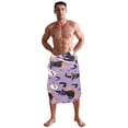 thumbnail image 5 of Qxltty Witch Hat Cat Purple Pattern Extra Large Bath Towel 32"x64" Super Soft Highly Absorbent Quick Dry Shower Towel for Hotel Bathroom Guest Spa Gym, 5 of 8