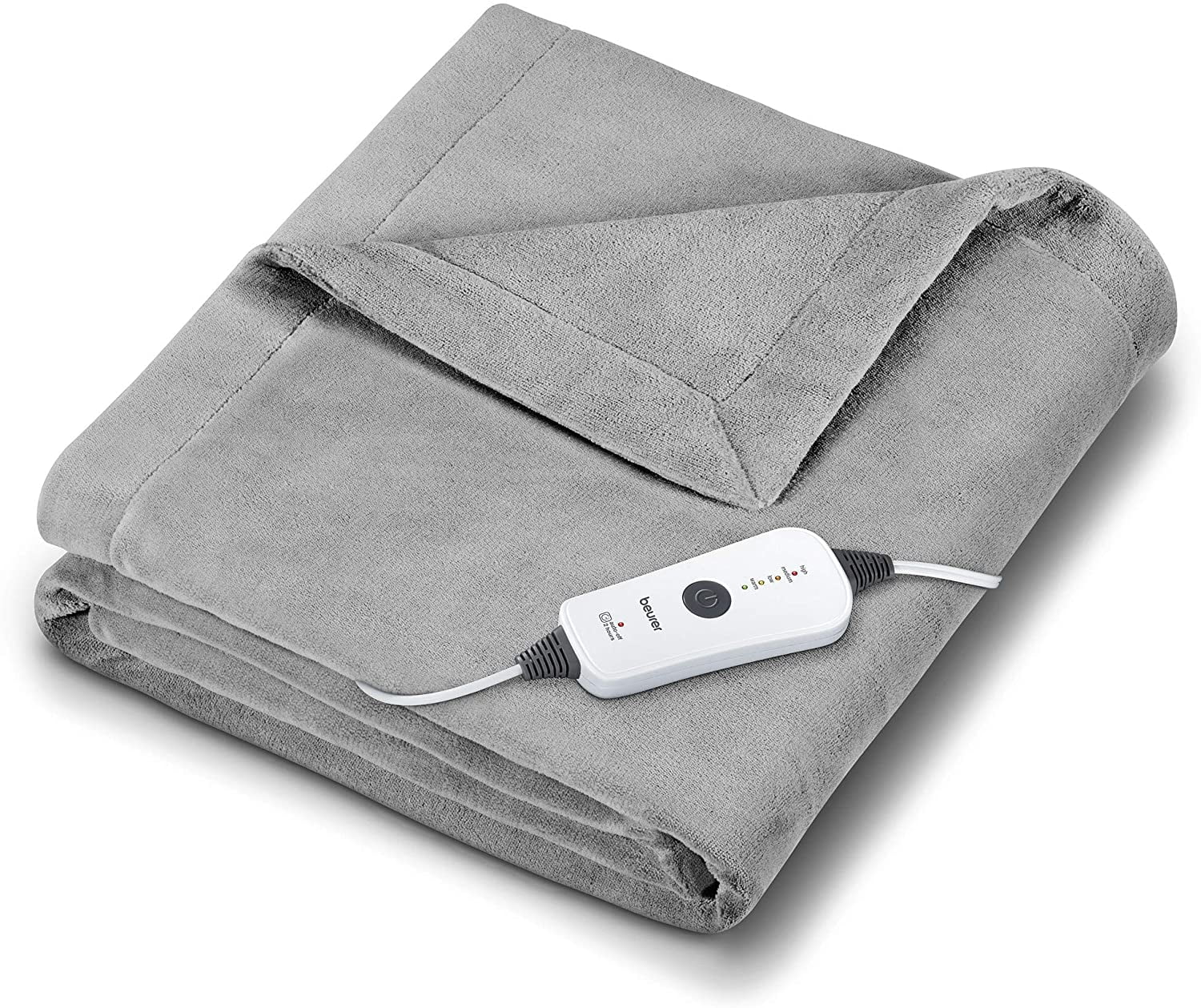 Beurer Heated Electric Blanket | Cozy-Soft Fleece Throw ...