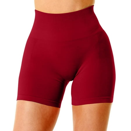 Rinsvye Workout Butt Lifting Shorts For Women High Waisted Seamless Gym Yoga Booty Shorts Mens Swim Pants Loose Women Swim Pants Swim Cover Up Women Pants Bikini Bottoms High Cut Swim Bottom Womens Sw