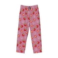 thumbnail image 6 of Uemuo Cute Strawberry Pattern Men's Wide Leg Palazzo Lounge Pants with Pockets Light Weight Loose Comfy Casual Pajama Pants-XX-Large, 6 of 9