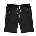 thumbnail image 3 of SEMIMAY Sleeve Set Sporty Short Men's Summer Hooded Shorts Textured Slit Men Suits & Sets, 3 of 5