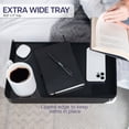 thumbnail image 3 of Sidekiix Black Under Mattress Bedside Laptop Shelf, Adjustable 17" x 11" Tray, 3 of 8