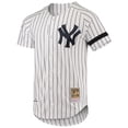 thumbnail image 2 of Men's Mitchell & Ness White New York Yankees Cooperstown Collection 1996 Authentic Home Jersey, 2 of 3