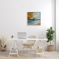 thumbnail image 2 of Stupell Industries Abstract Country Farmhouse Landscape Orange Blue Sky Abstract Painting White Framed Art Print Wall Art, 24 x 24, 2 of 7