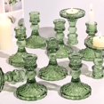thumbnail image 1 of Juego de portavelas Simeitol Glass Green Taper, juego de 12, 1 of 6