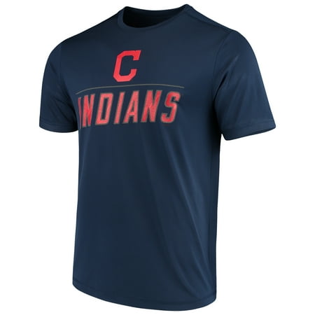 - Men's Majestic Navy Cleveland Indians Big Athletic TX3 Cool Fabric T-Shirt