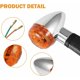 thumbnail image 3 of Motorcycle turn signals chrome bullet lights 2pcs for harley honda kawasaki suzuki yamaha, 3 of 4