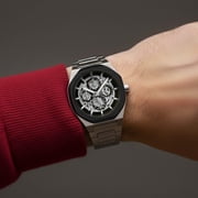 Discovery Drake Triple Calendar Skeleton Automatic Raven Depth