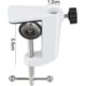 thumbnail image 3 of White Aluminum Desk Clamp, Designed to Securely Hold Microphone Stands and Accessories, 3 of 5