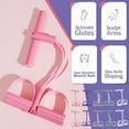 thumbnail image 6 of 6-Tube Natural Latex Resistance Band - Home Gym Yoga Pedal Puller, Multifunctional Tension Rope for Abdomen/Waist/Arm/Leg Slimming Stretching, 6 of 7