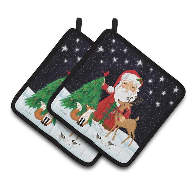 Carolines Treasures VHA3033PTHD Santa Claus Porte-Pot de Noël