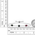 thumbnail image 3 of Gem Stone King 1.61 Ct Oval Black Onyx 925 Sterling Silver Bracelet for Women, 3 of 3