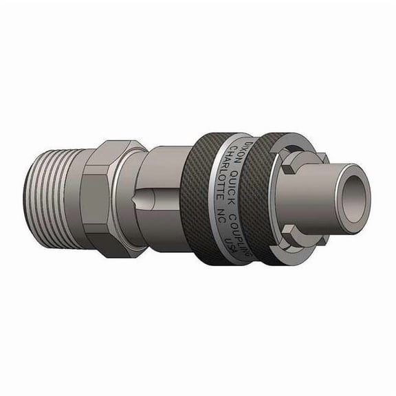 Dixon Quick Connect,Plug,1/2" Body,3/4"-14 N4M4-B