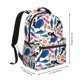 thumbnail image 2 of Disketp Cute Sea Animals Mochila Estampada para Hombre y Mujer – Mochila Ligera Clásica con Múltiples Bolsillos para Universidad, Trabajo y Viajes-One Size, 2 of 5