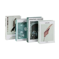 LAMIRO 1pcs Fake Books 24163.5cm/9.456.31.8in Desktop Decor Gift Storage Box